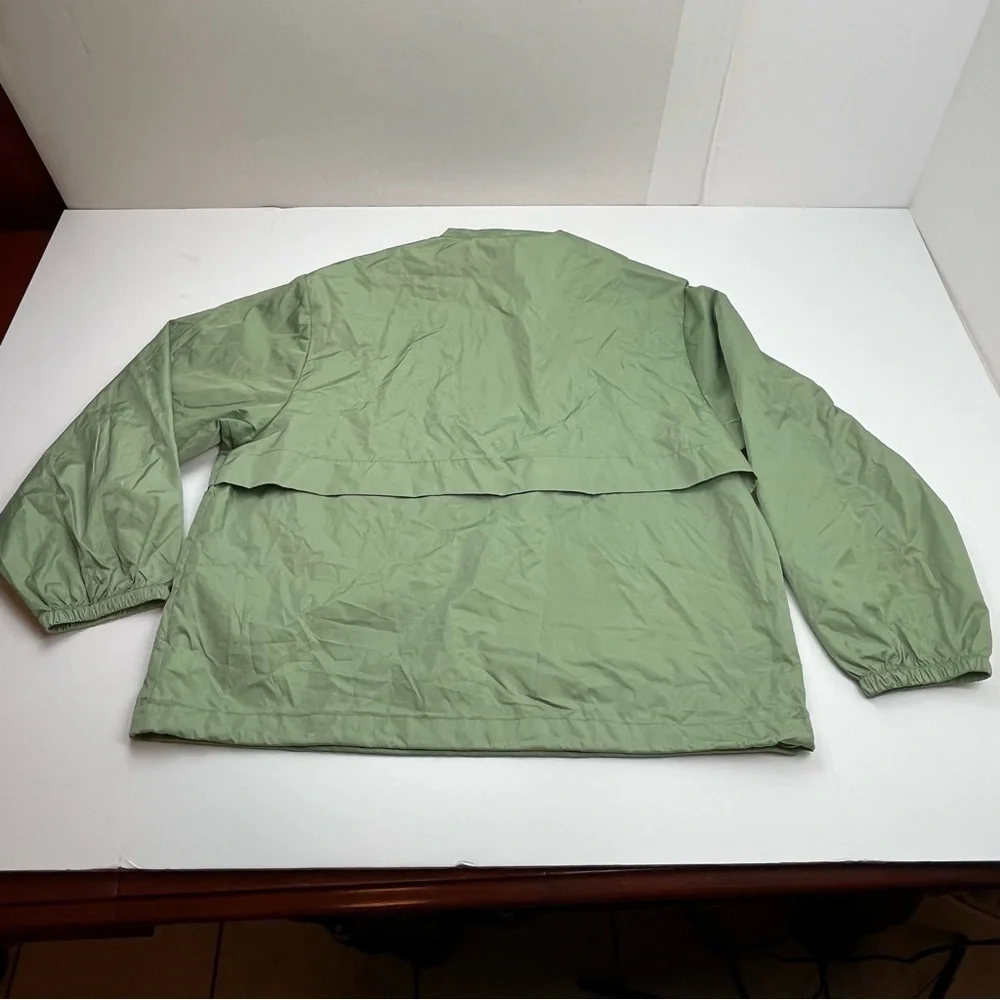 Bala Green Windbreaker Lightweight Jacket Half-Zip Anorak Womens Size L / XL NEW